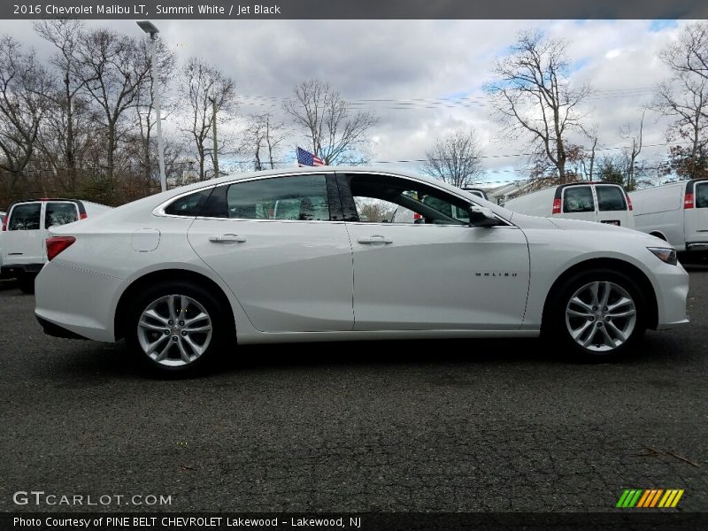 Summit White / Jet Black 2016 Chevrolet Malibu LT