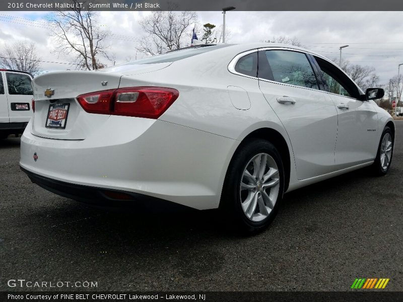 Summit White / Jet Black 2016 Chevrolet Malibu LT