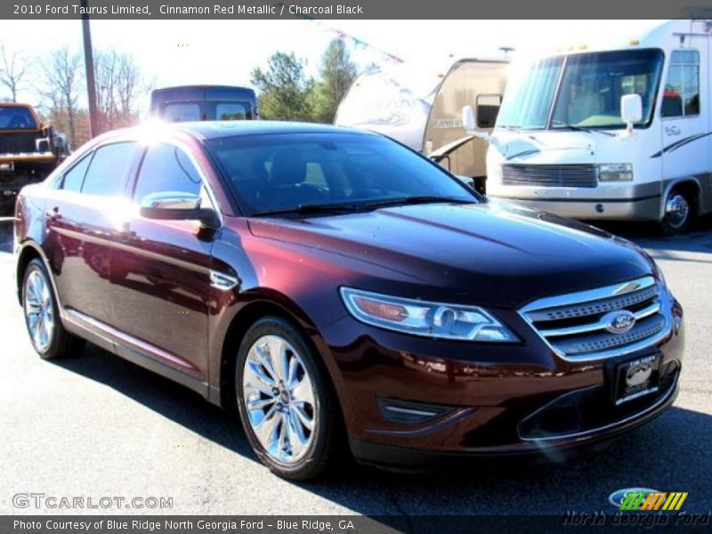 Cinnamon Red Metallic / Charcoal Black 2010 Ford Taurus Limited