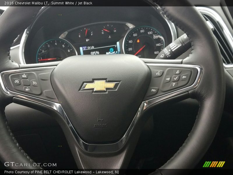 Summit White / Jet Black 2016 Chevrolet Malibu LT