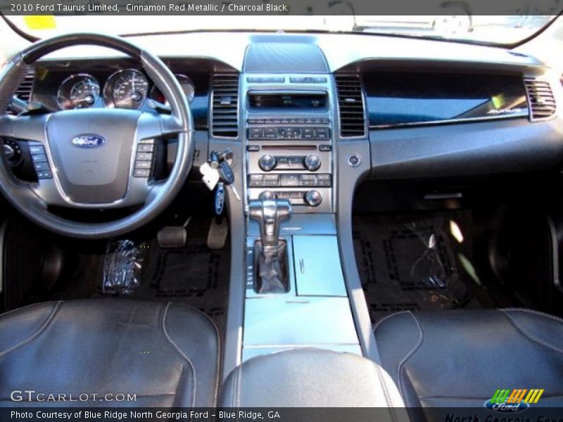 Cinnamon Red Metallic / Charcoal Black 2010 Ford Taurus Limited