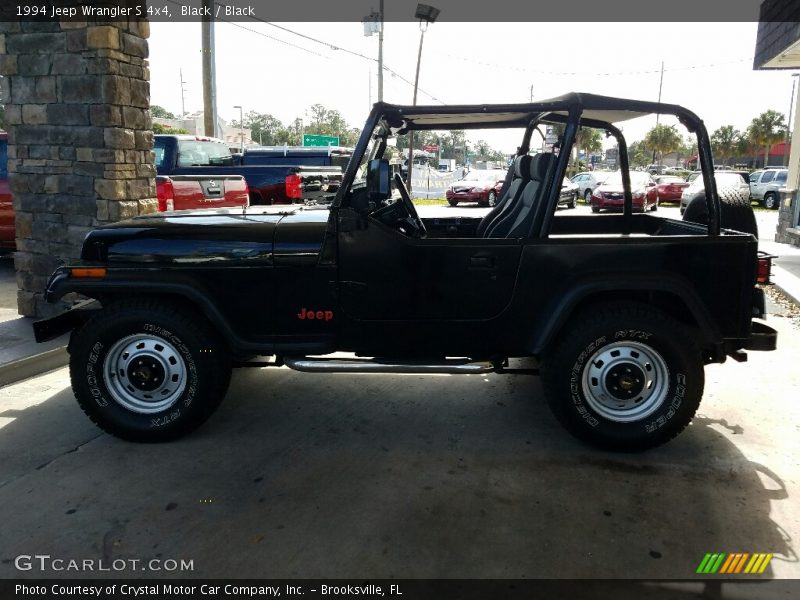 Black / Black 1994 Jeep Wrangler S 4x4