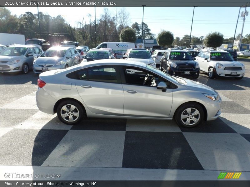 Silver Ice Metallic / Jet Black 2016 Chevrolet Cruze LS Sedan