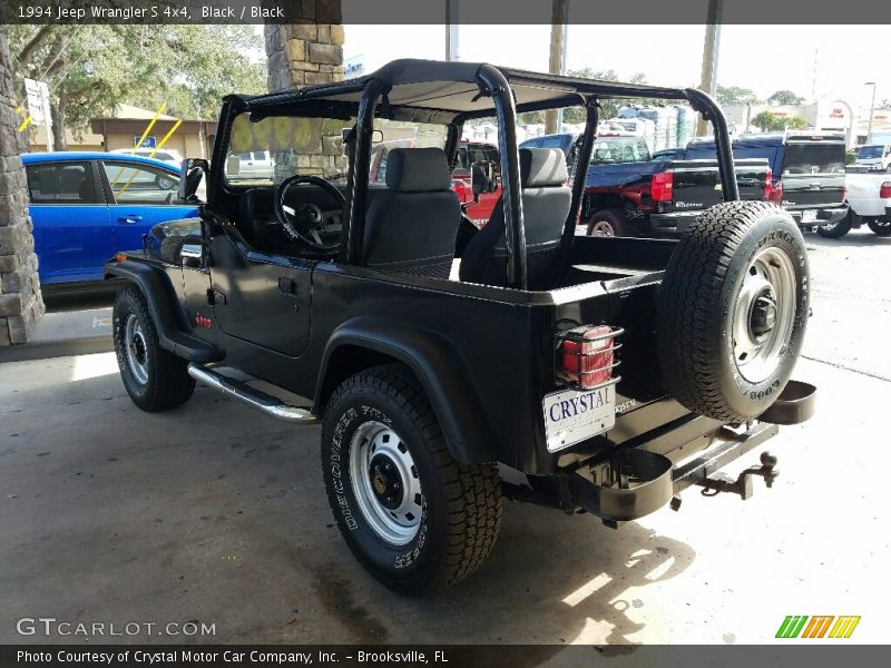 Black / Black 1994 Jeep Wrangler S 4x4