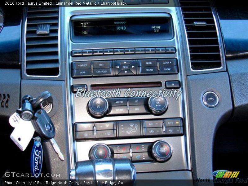 Cinnamon Red Metallic / Charcoal Black 2010 Ford Taurus Limited