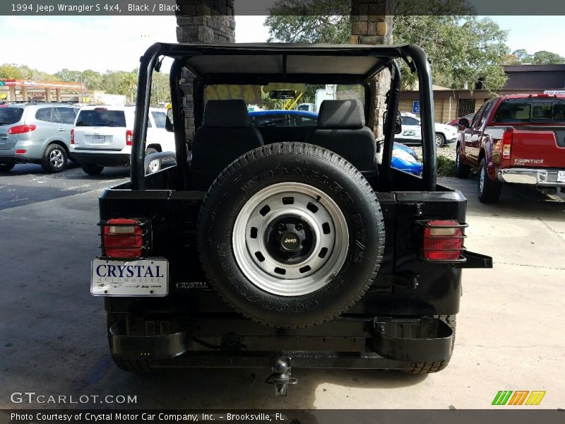 Black / Black 1994 Jeep Wrangler S 4x4