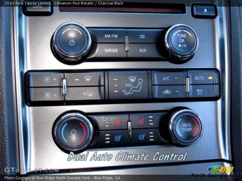 Cinnamon Red Metallic / Charcoal Black 2010 Ford Taurus Limited