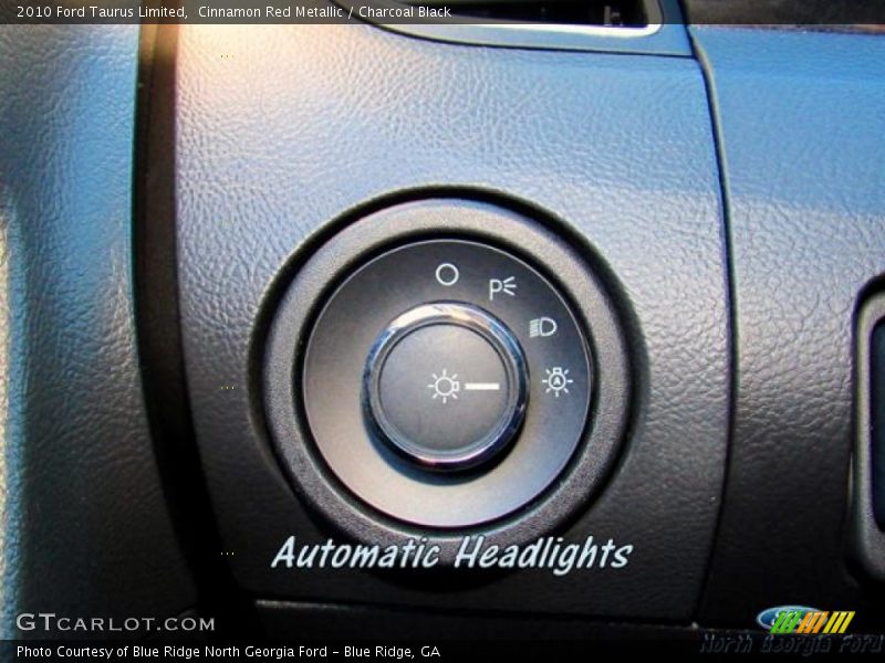 Cinnamon Red Metallic / Charcoal Black 2010 Ford Taurus Limited