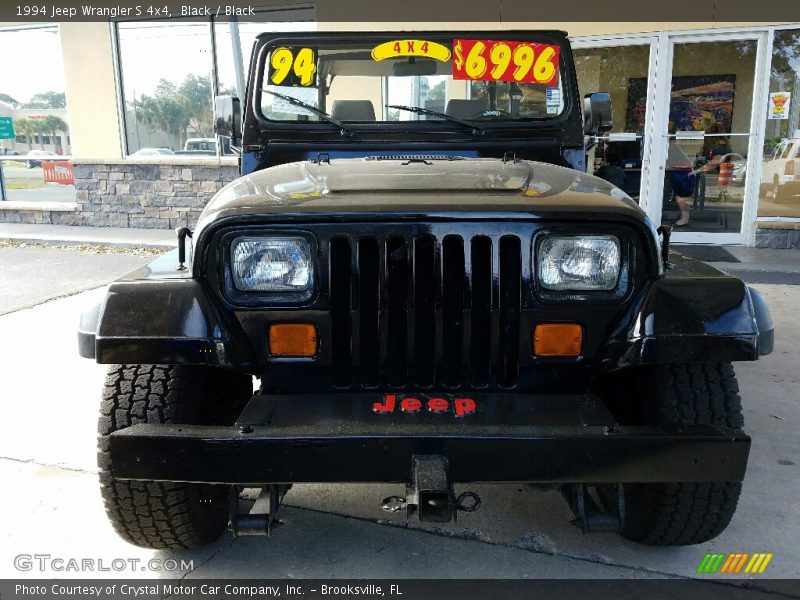 Black / Black 1994 Jeep Wrangler S 4x4