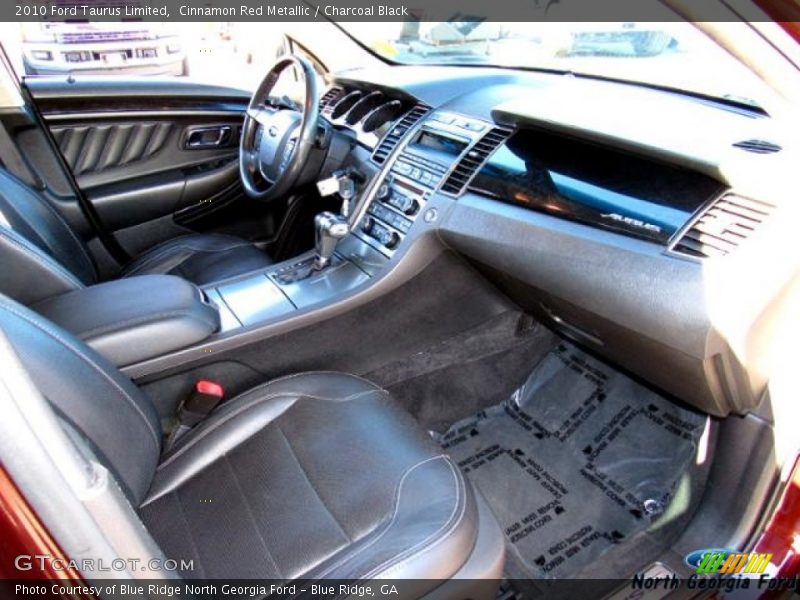 Cinnamon Red Metallic / Charcoal Black 2010 Ford Taurus Limited