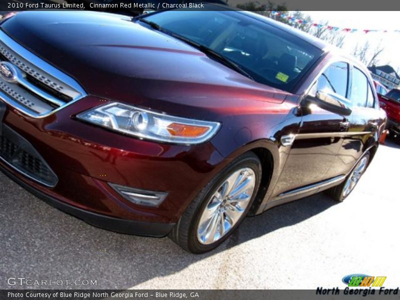 Cinnamon Red Metallic / Charcoal Black 2010 Ford Taurus Limited