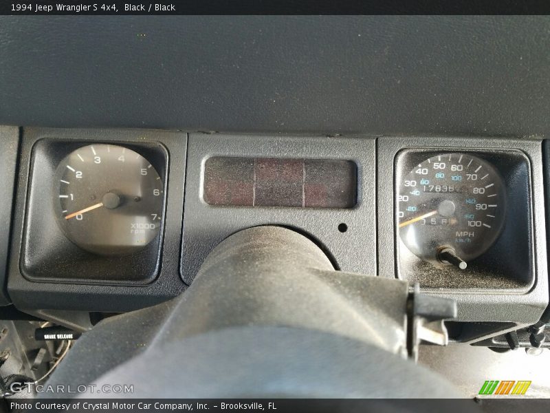 Black / Black 1994 Jeep Wrangler S 4x4