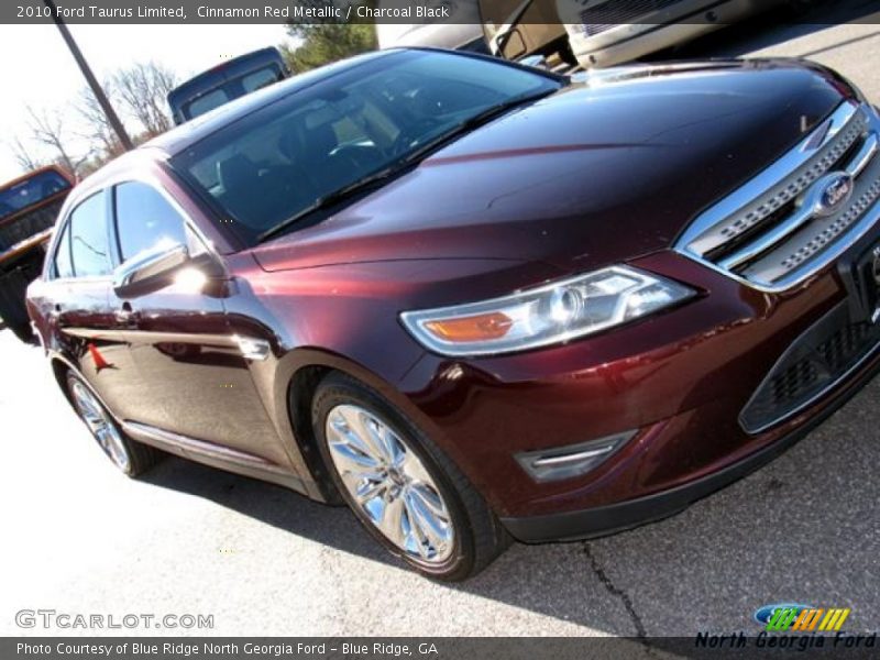 Cinnamon Red Metallic / Charcoal Black 2010 Ford Taurus Limited