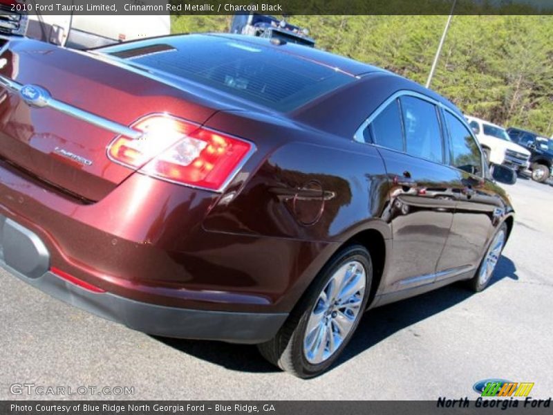 Cinnamon Red Metallic / Charcoal Black 2010 Ford Taurus Limited