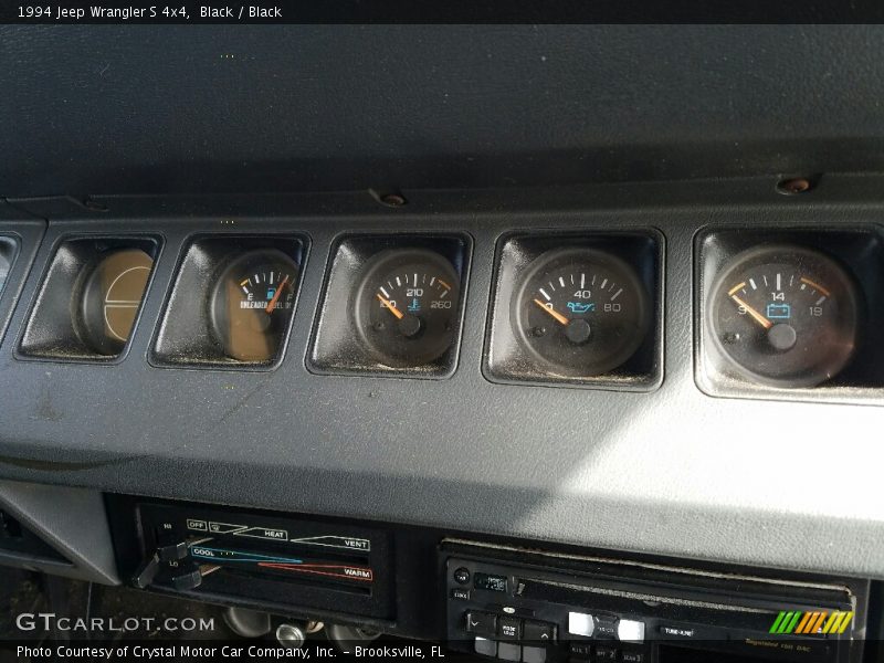 Black / Black 1994 Jeep Wrangler S 4x4