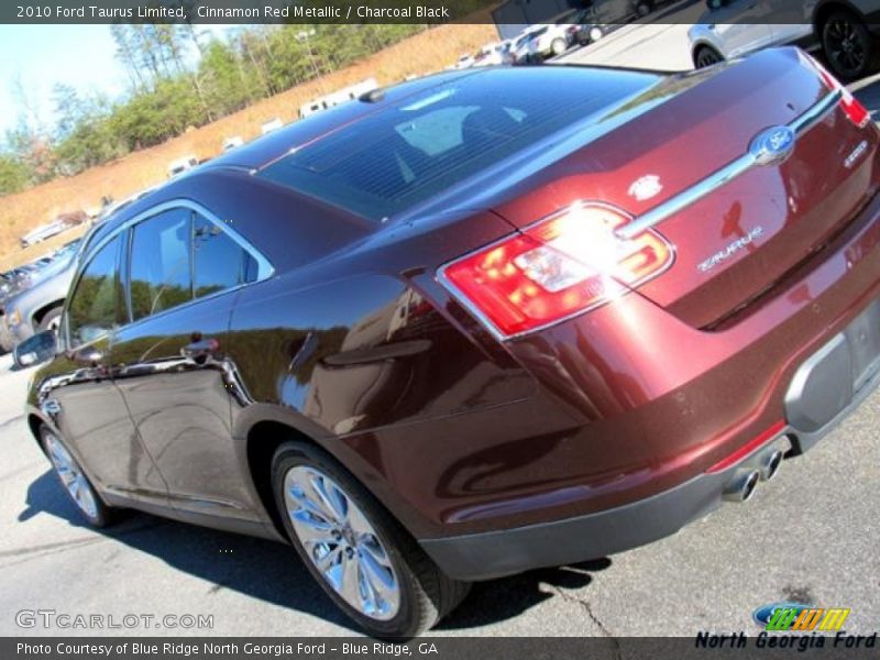 Cinnamon Red Metallic / Charcoal Black 2010 Ford Taurus Limited