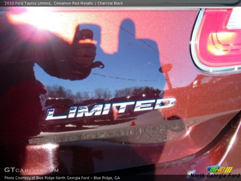 Cinnamon Red Metallic / Charcoal Black 2010 Ford Taurus Limited
