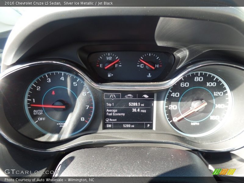 Silver Ice Metallic / Jet Black 2016 Chevrolet Cruze LS Sedan