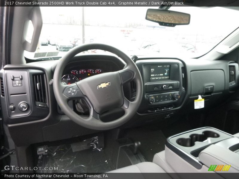 Graphite Metallic / Dark Ash/Jet Black 2017 Chevrolet Silverado 2500HD Work Truck Double Cab 4x4
