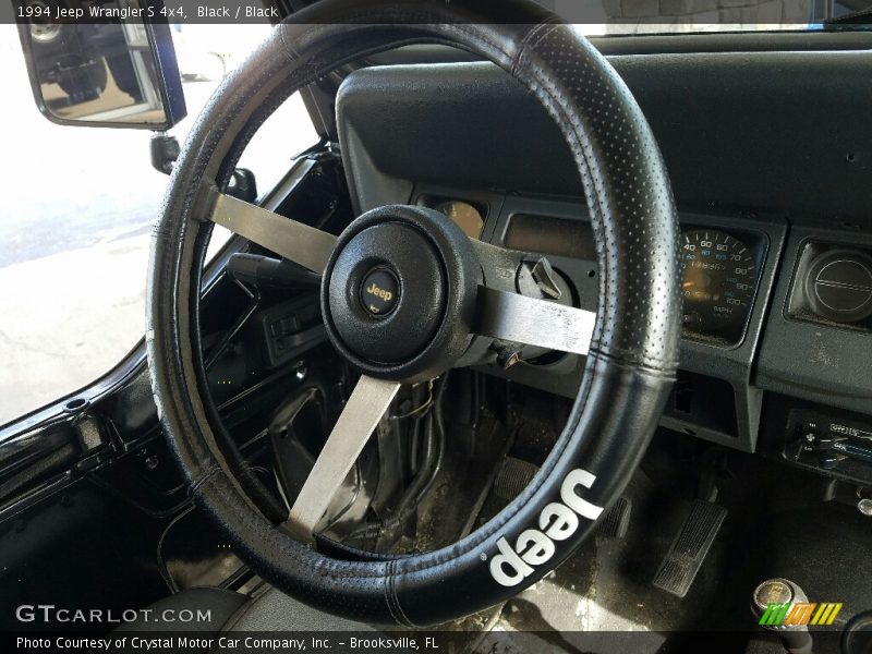 Black / Black 1994 Jeep Wrangler S 4x4