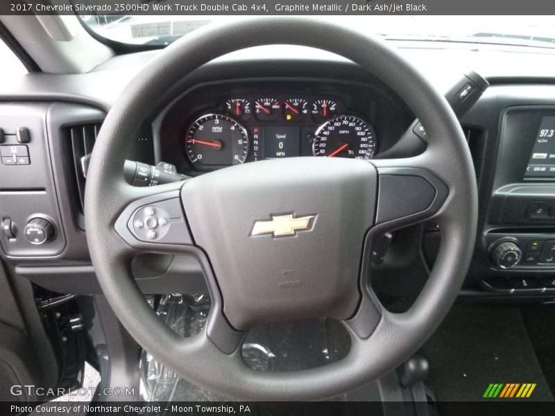 Graphite Metallic / Dark Ash/Jet Black 2017 Chevrolet Silverado 2500HD Work Truck Double Cab 4x4