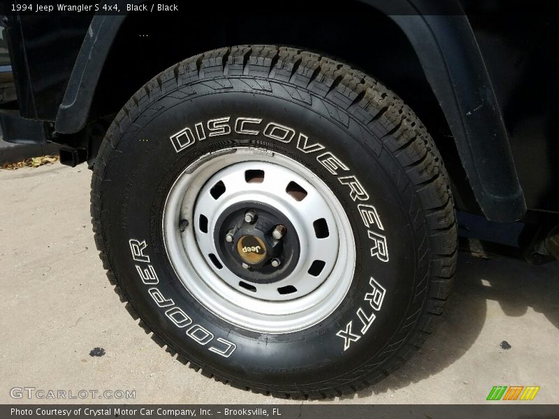 Black / Black 1994 Jeep Wrangler S 4x4