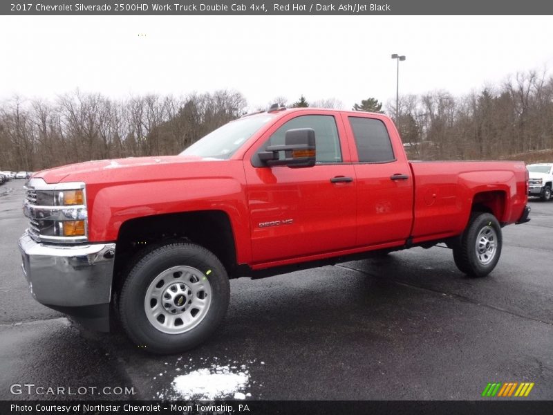 Front 3/4 View of 2017 Silverado 2500HD Work Truck Double Cab 4x4