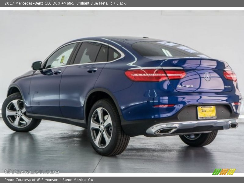 Brilliant Blue Metallic / Black 2017 Mercedes-Benz GLC 300 4Matic