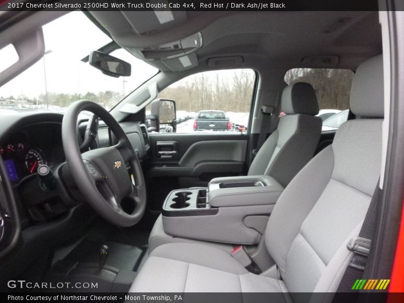 Red Hot / Dark Ash/Jet Black 2017 Chevrolet Silverado 2500HD Work Truck Double Cab 4x4