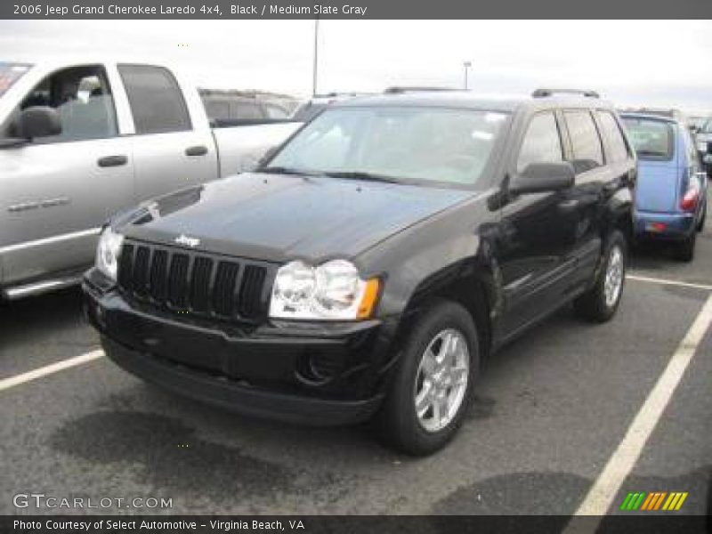 Black / Medium Slate Gray 2006 Jeep Grand Cherokee Laredo 4x4