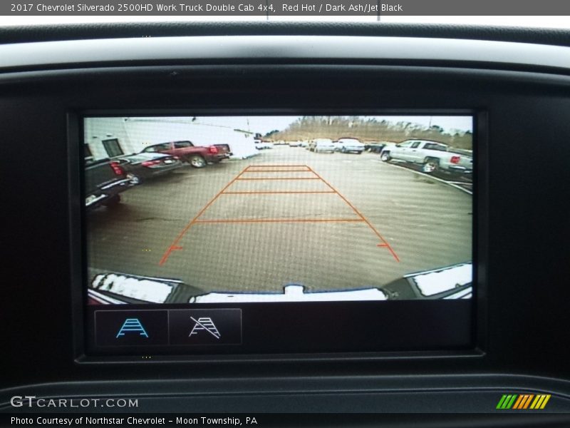 Red Hot / Dark Ash/Jet Black 2017 Chevrolet Silverado 2500HD Work Truck Double Cab 4x4