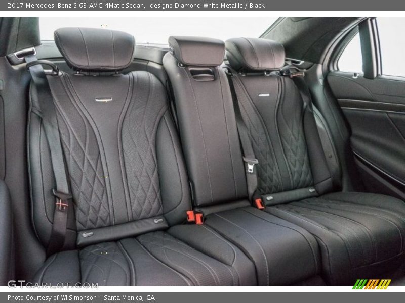 designo Diamond White Metallic / Black 2017 Mercedes-Benz S 63 AMG 4Matic Sedan