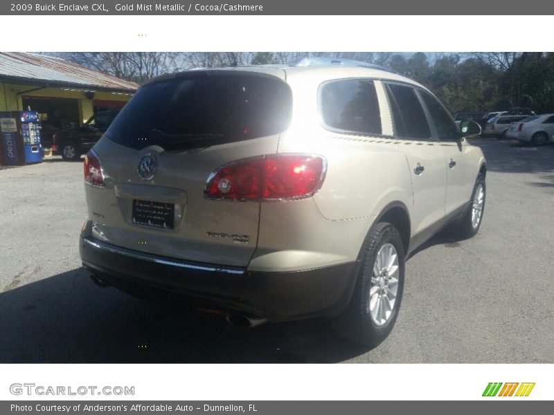 Gold Mist Metallic / Cocoa/Cashmere 2009 Buick Enclave CXL