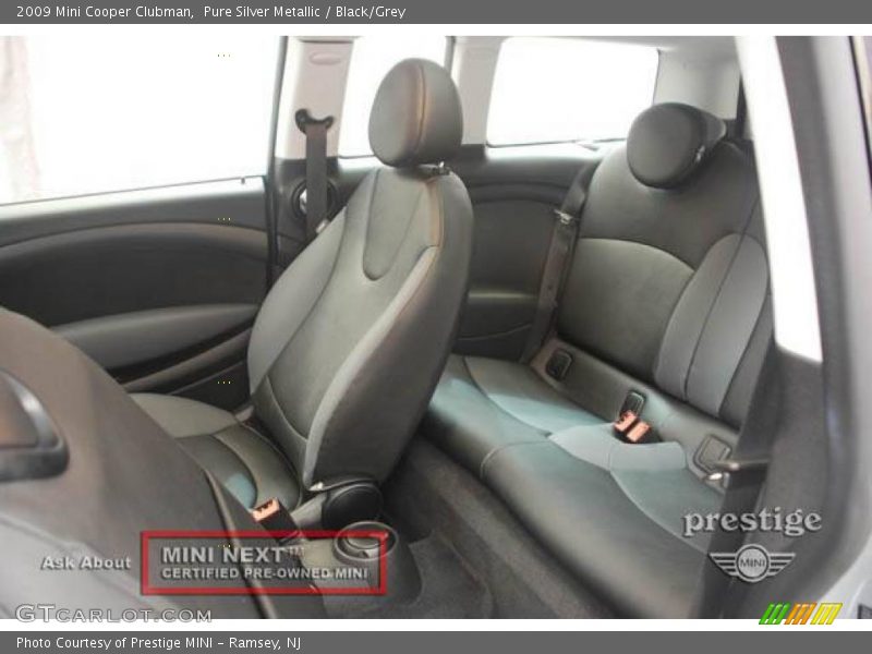Pure Silver Metallic / Black/Grey 2009 Mini Cooper Clubman