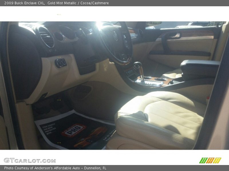 Gold Mist Metallic / Cocoa/Cashmere 2009 Buick Enclave CXL