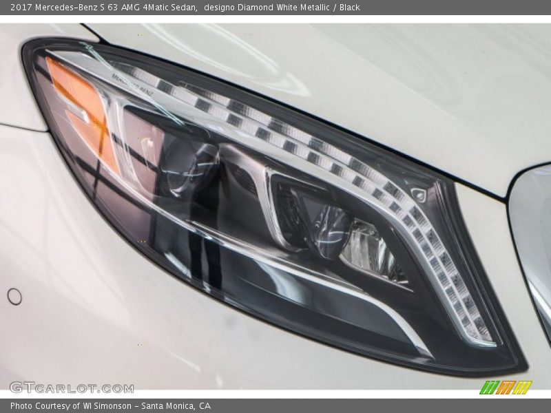 designo Diamond White Metallic / Black 2017 Mercedes-Benz S 63 AMG 4Matic Sedan