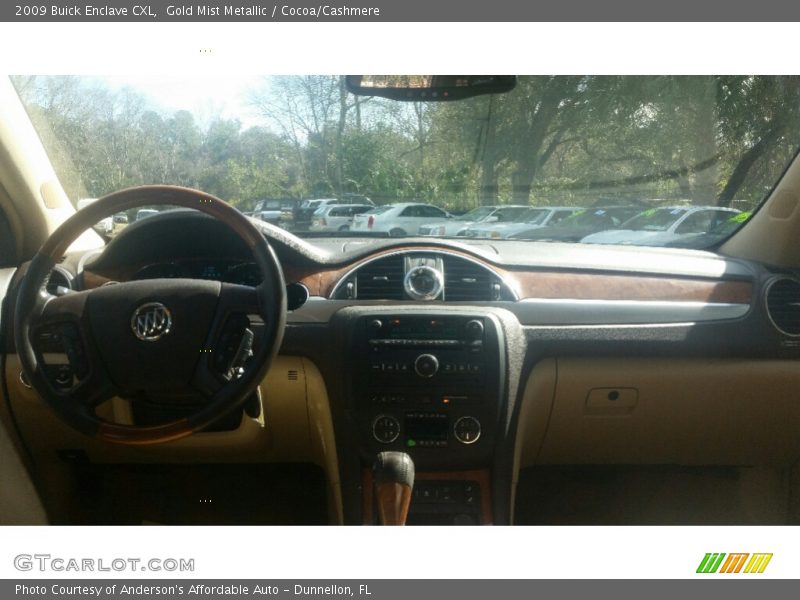 Gold Mist Metallic / Cocoa/Cashmere 2009 Buick Enclave CXL