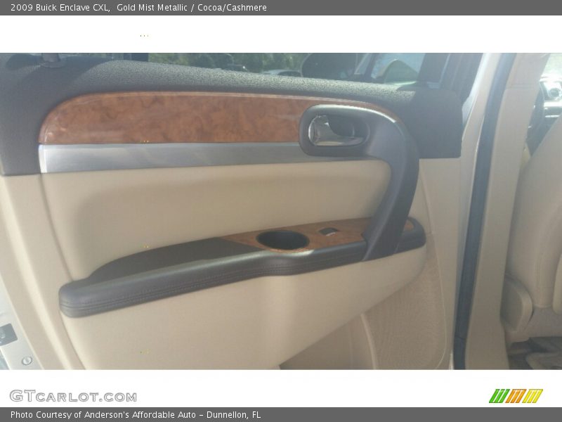Gold Mist Metallic / Cocoa/Cashmere 2009 Buick Enclave CXL