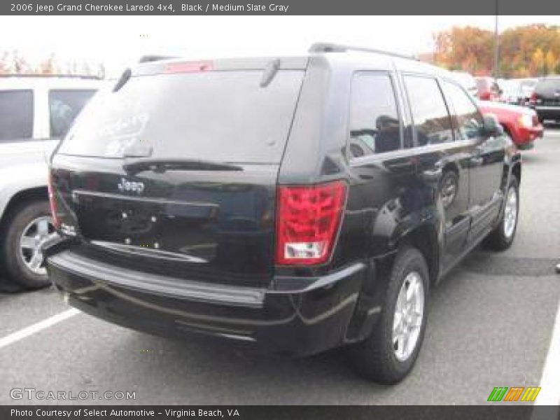 Black / Medium Slate Gray 2006 Jeep Grand Cherokee Laredo 4x4