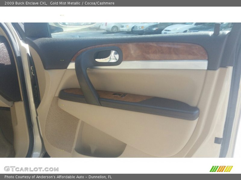 Gold Mist Metallic / Cocoa/Cashmere 2009 Buick Enclave CXL