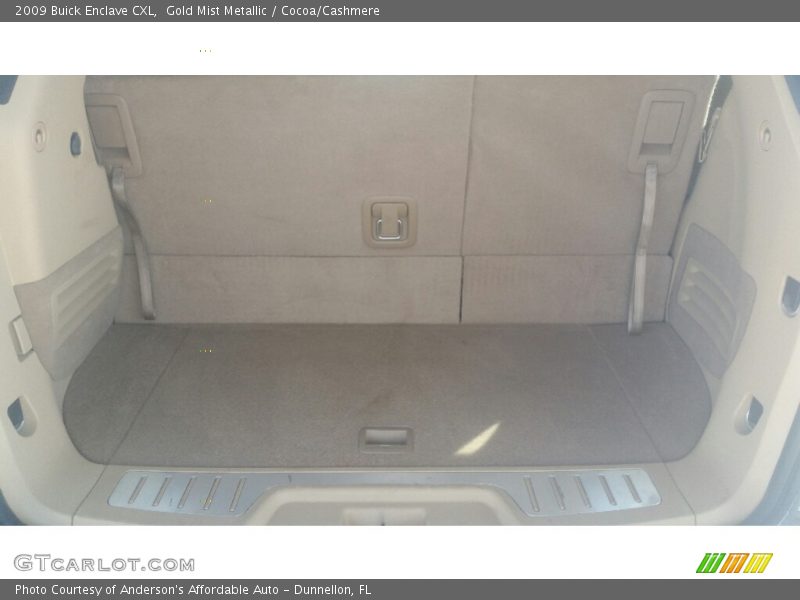 Gold Mist Metallic / Cocoa/Cashmere 2009 Buick Enclave CXL