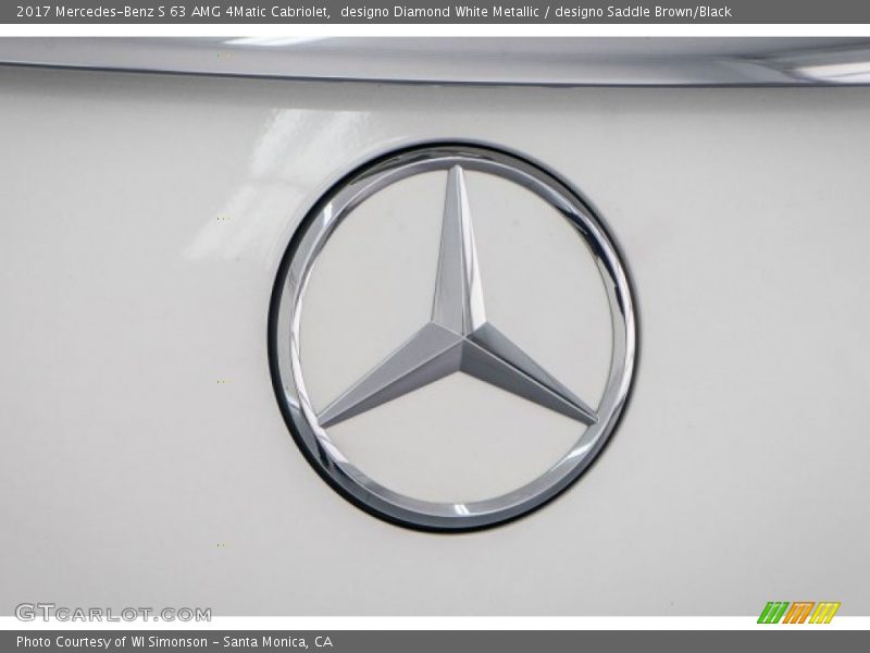 designo Diamond White Metallic / designo Saddle Brown/Black 2017 Mercedes-Benz S 63 AMG 4Matic Cabriolet