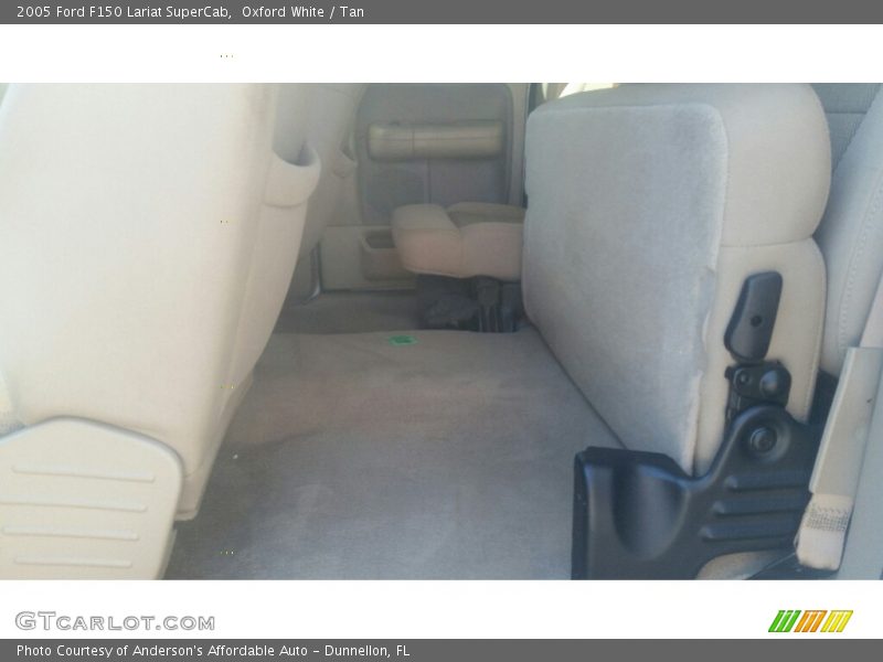 Oxford White / Tan 2005 Ford F150 Lariat SuperCab