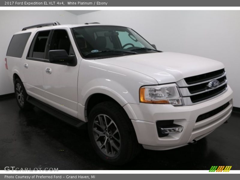 White Platinum / Ebony 2017 Ford Expedition EL XLT 4x4