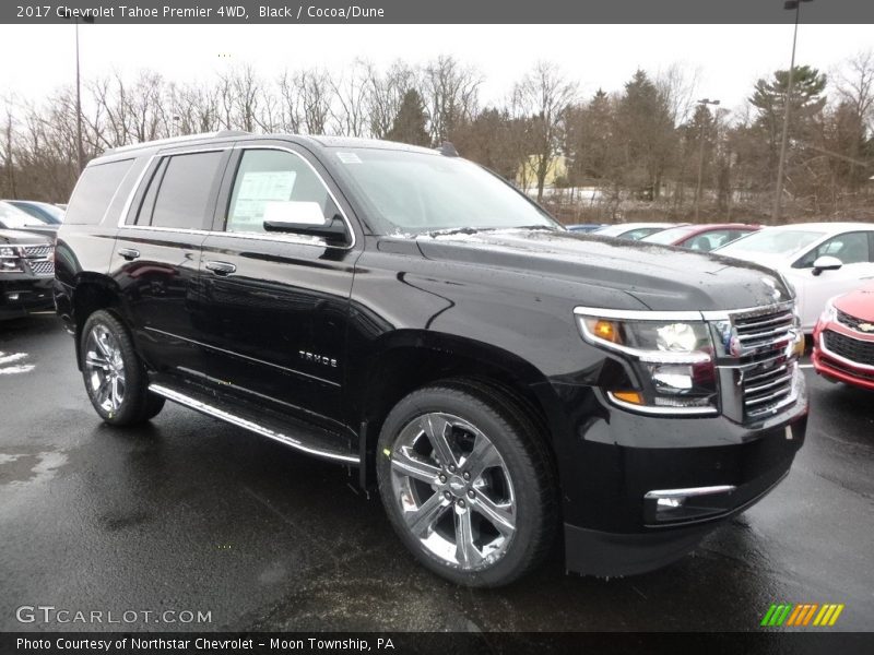 Black / Cocoa/Dune 2017 Chevrolet Tahoe Premier 4WD