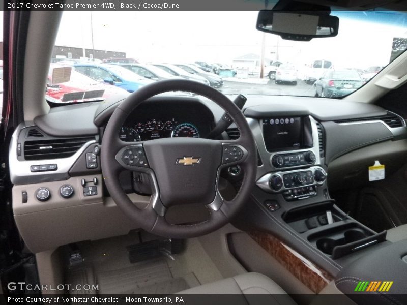 Black / Cocoa/Dune 2017 Chevrolet Tahoe Premier 4WD