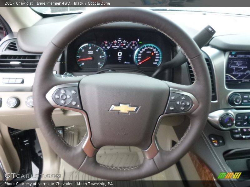 Black / Cocoa/Dune 2017 Chevrolet Tahoe Premier 4WD