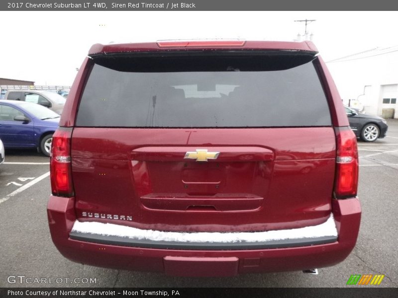 Siren Red Tintcoat / Jet Black 2017 Chevrolet Suburban LT 4WD