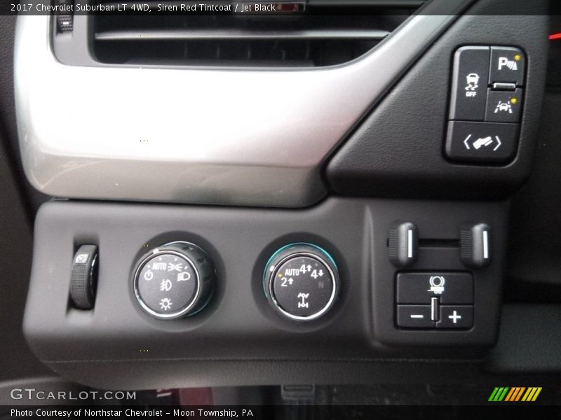 Siren Red Tintcoat / Jet Black 2017 Chevrolet Suburban LT 4WD