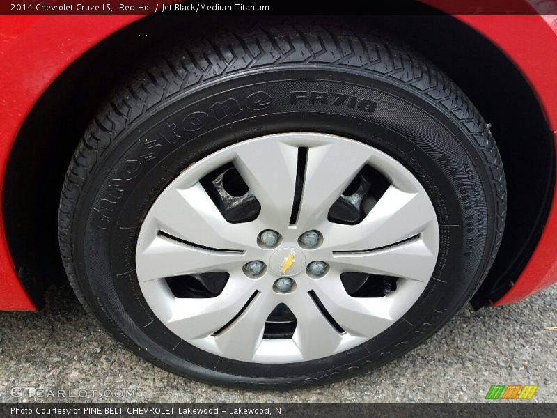Red Hot / Jet Black/Medium Titanium 2014 Chevrolet Cruze LS